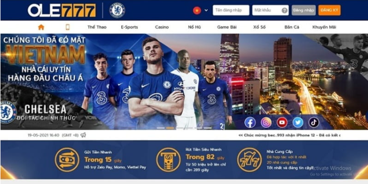 Trang chủ của nhà cái được thiết kế siêu bắt mắt Trang chủ của nhà cái được thiết kế siêu bắt mắt