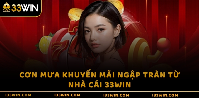 Cơn mưa khuyến mãi ngập tràn từ nhà cái 33WIN